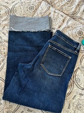 Lovervet Dark  Blue Women’s Jeans with Foldover legs
